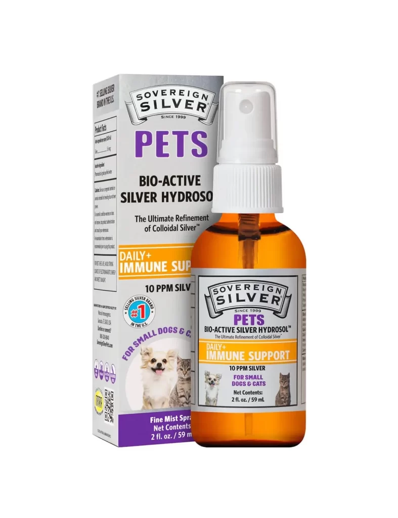 Sovereign Silver Bio-Active Silver Hydrosol Pets Bottle Packaging