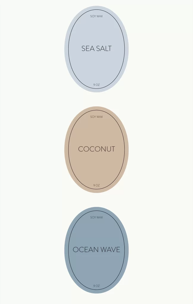 Soy Wax Jar Blue Ocean Wave