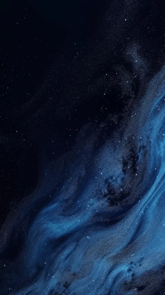 Space Stars Nebula Dark Blue Black