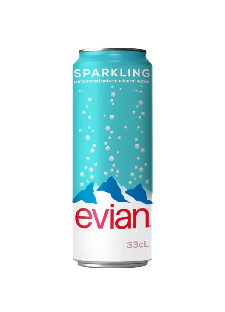 Sparkling Water Teal White Mountain
