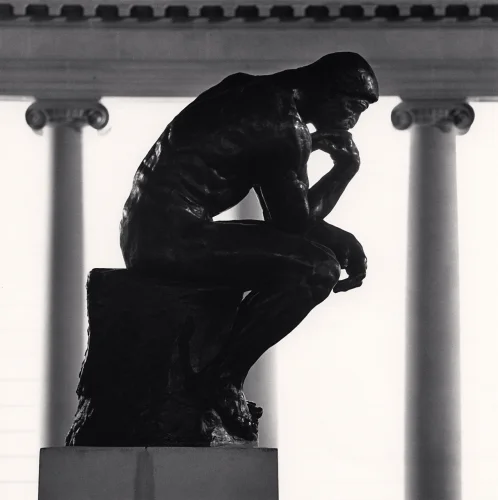 Statue Dramatic High Contrast Mysterious Timeless