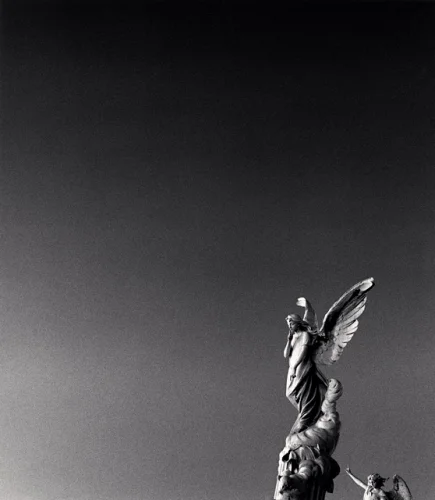 Statue Dramatic High Contrast Moody