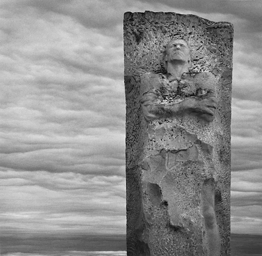 Statue Dramatic Textured High Contrast Moody
