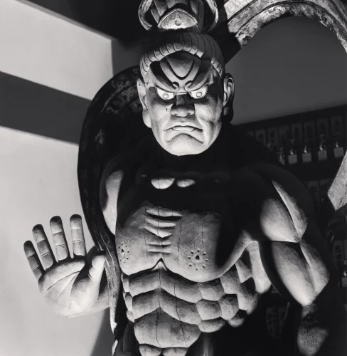 Statue Dramatic Textured High Contrast Moody