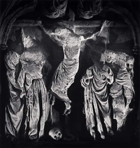 Statue High Contrast Dramatic Textured Mysterious
