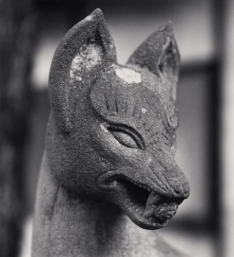 Statue Textured High Contrast Mysterious