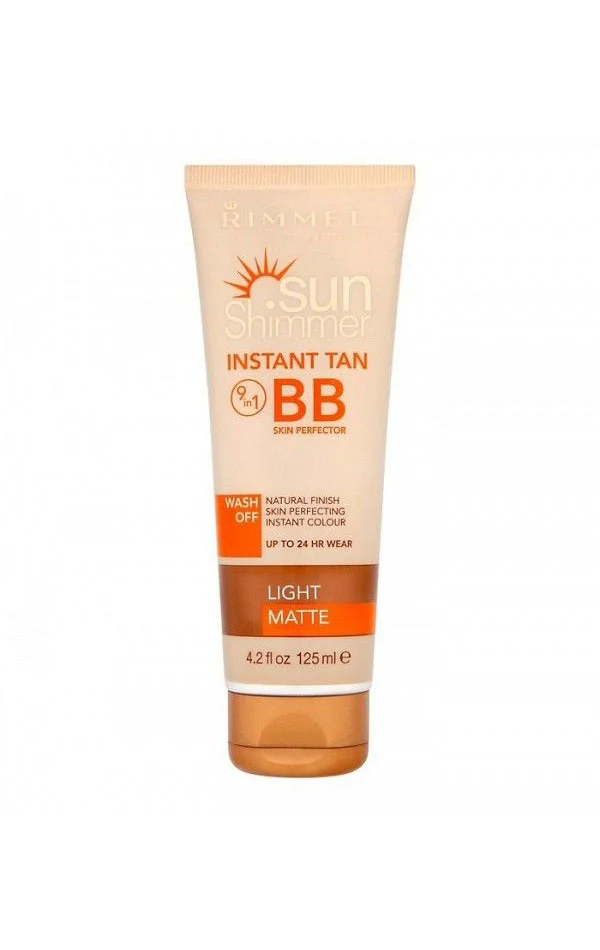 Sun Shimmer BB Cream Tube Light Matte Cosmetics