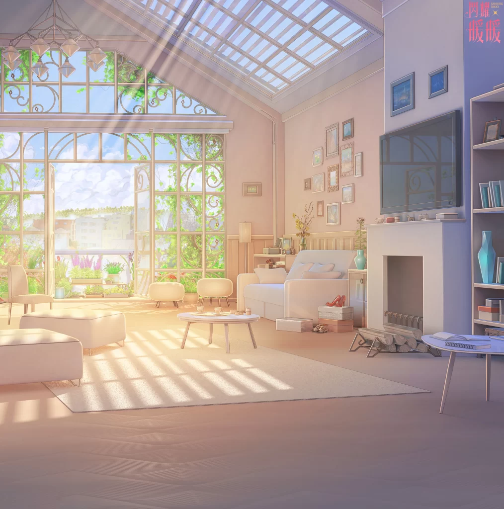 Sunlit Room Pastel Colors Minimalism Cozy
