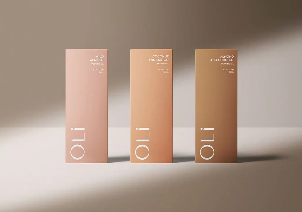 Tanning Oil Box Gradient Natural