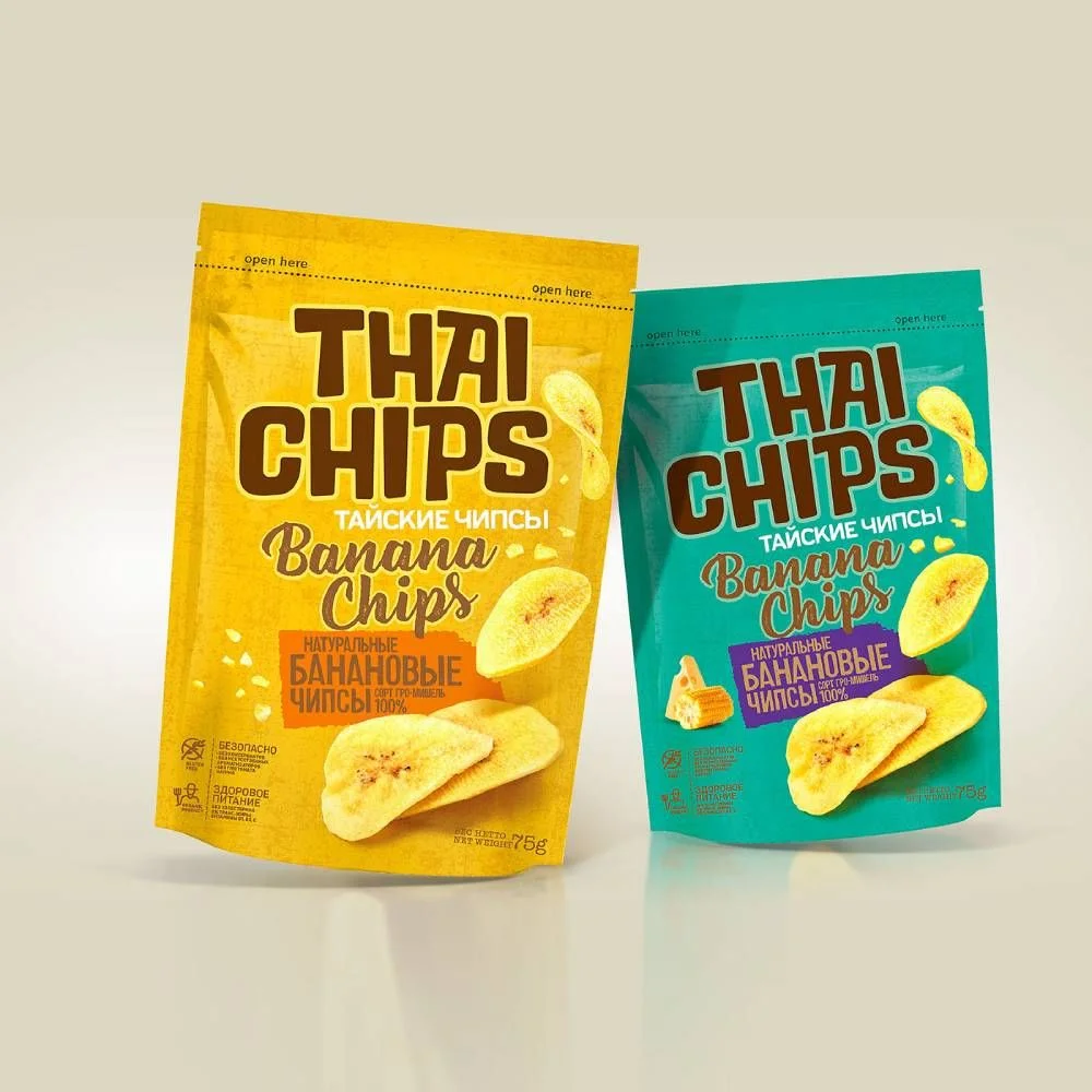 Thai Chips Yellow Green Snack