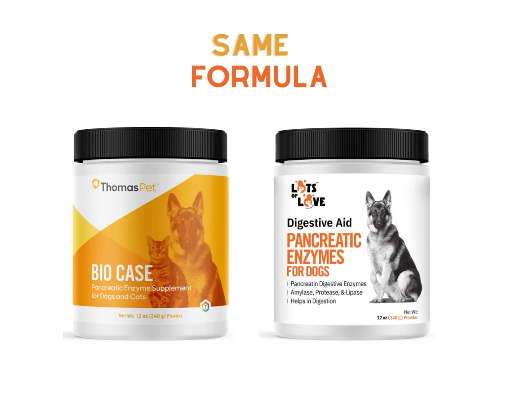 Thomas Pet Bio Case Pancreatic Enzyme Bottle Packaging