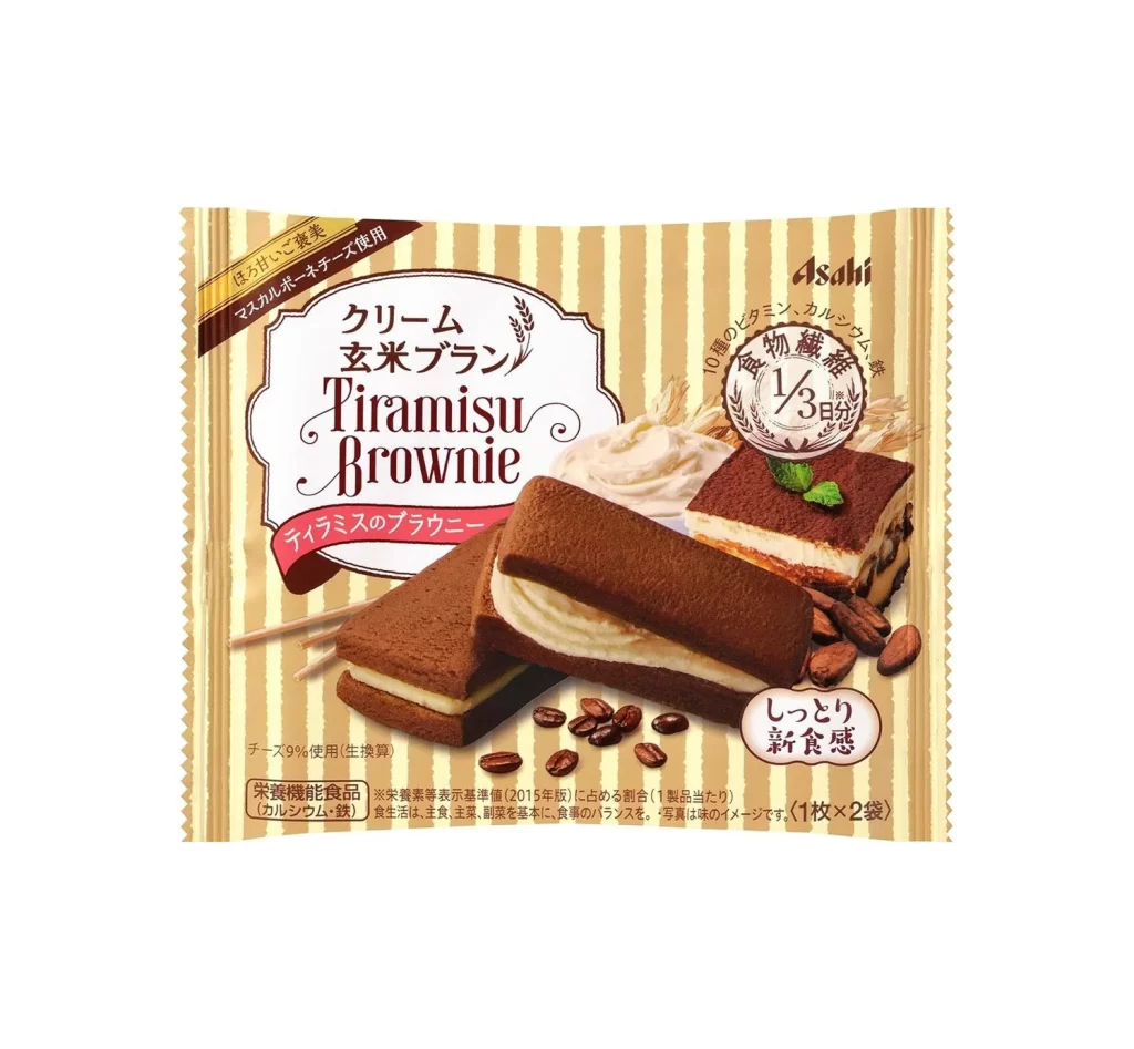 Tiramisu Brownie Brown White Dessert Asahi