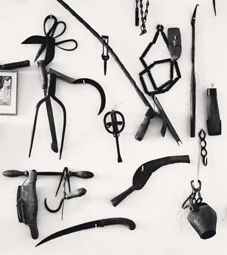 Tools Black and White High Contrast Textured