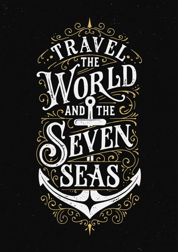 Travel World Seven Seas White Gold