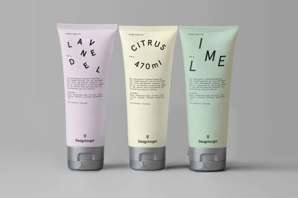 Tube Lavender Plastic Pastel Clean Skincare
