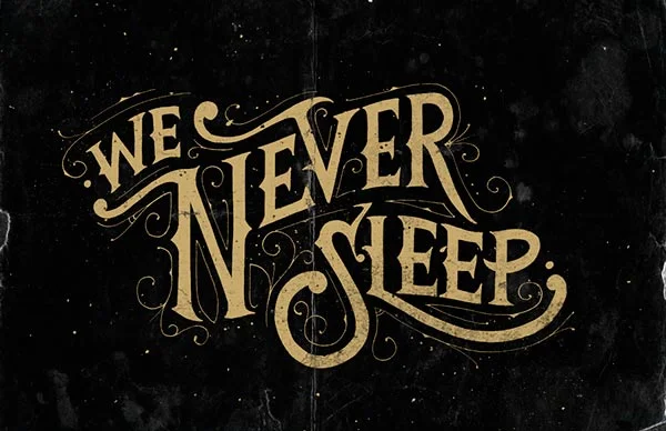 Typography Black Gold