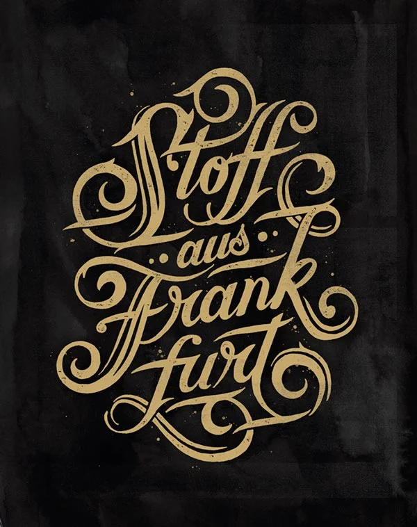 Typography Black Gold Calligraphy V1