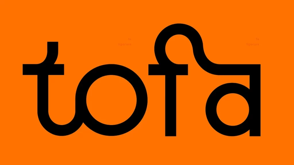 Typography Black Orange Logo