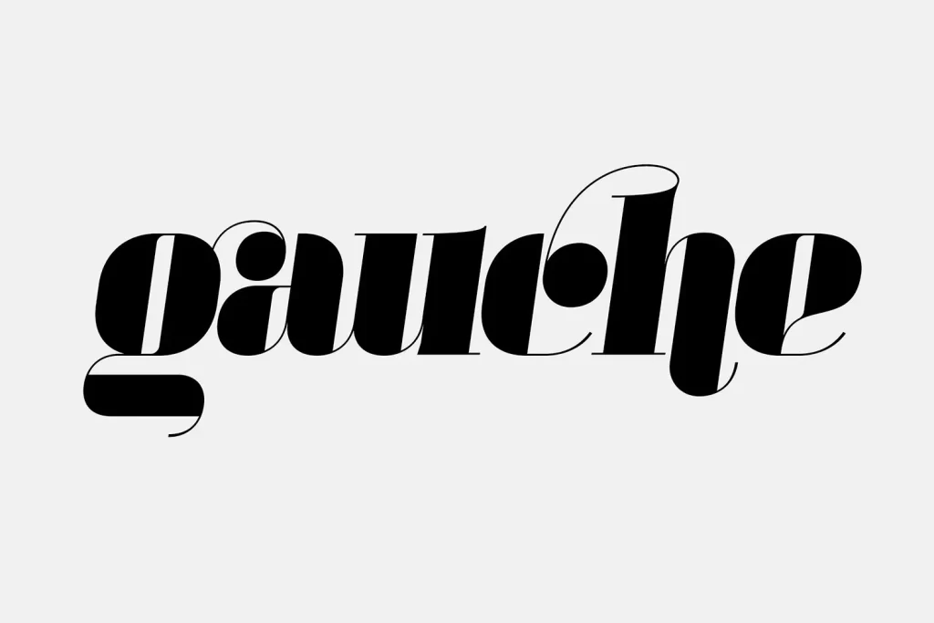 Typography Black White Branding