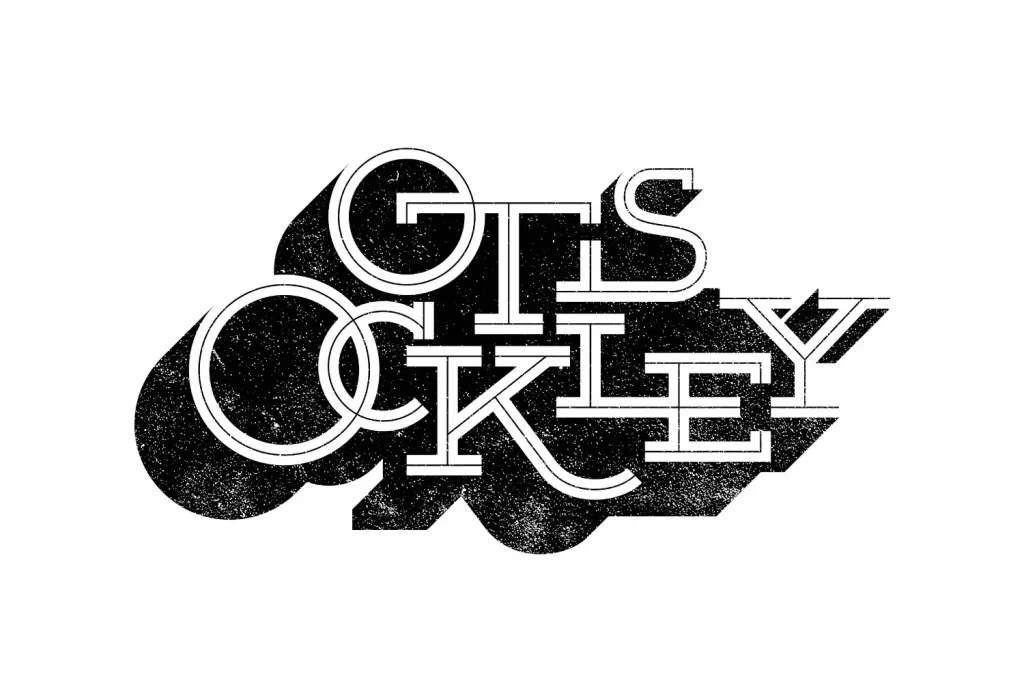 Typography Black White Design