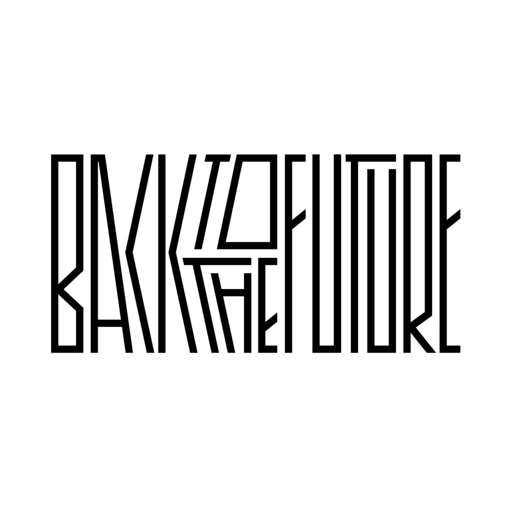 Typography Black White Futuristic