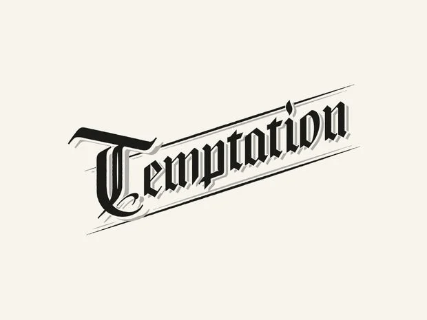 Typography Black White Gothic