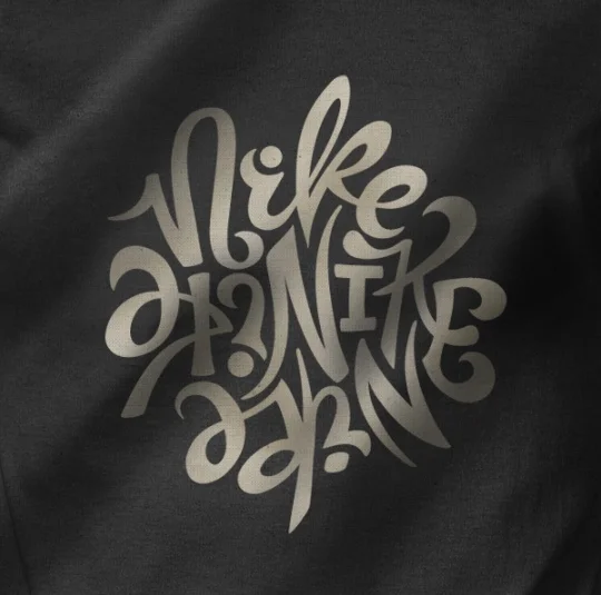 Typography Black White T Shirt