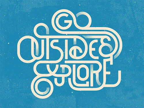 Typography Blue White Motivational Quote V2