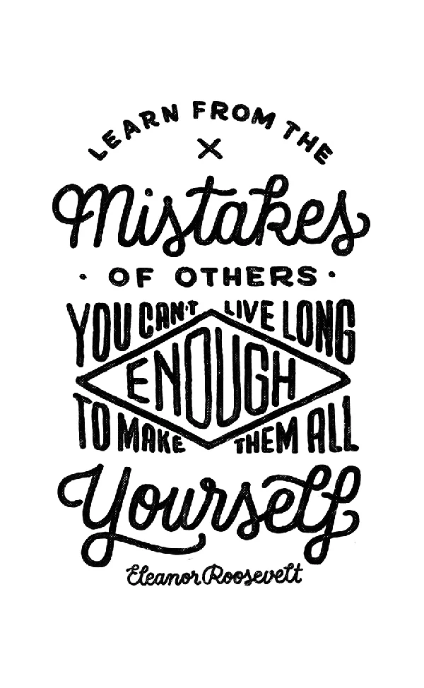 Typography Quote Black White Motivational
