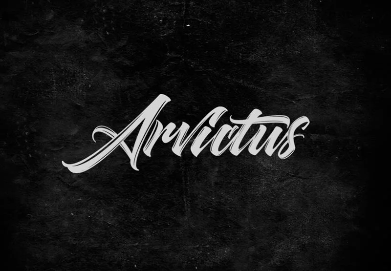Typography White Black Chalkboard V1