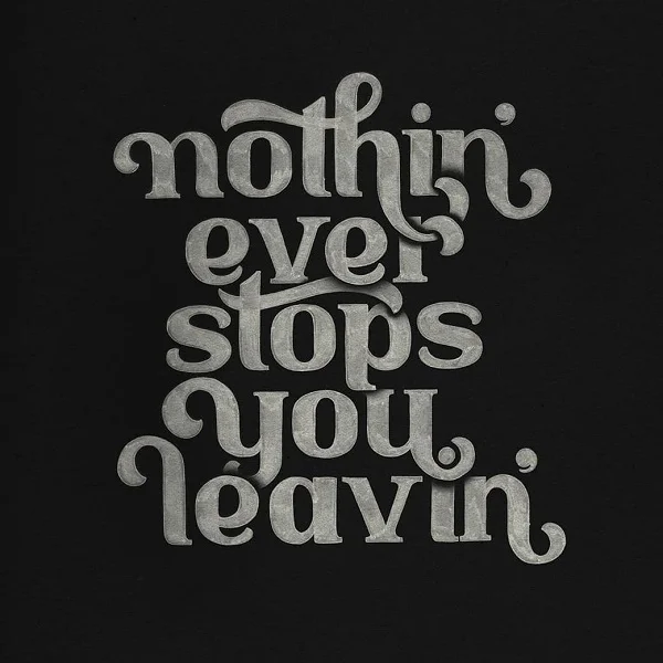 Typography White Black Inspirational Quote V1