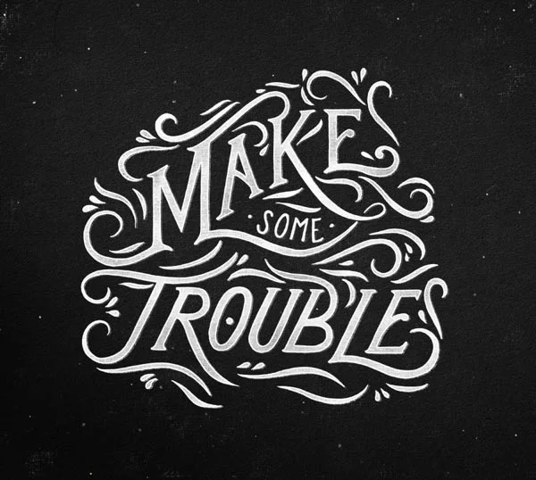 Typography White Black Inspirational Quote V2