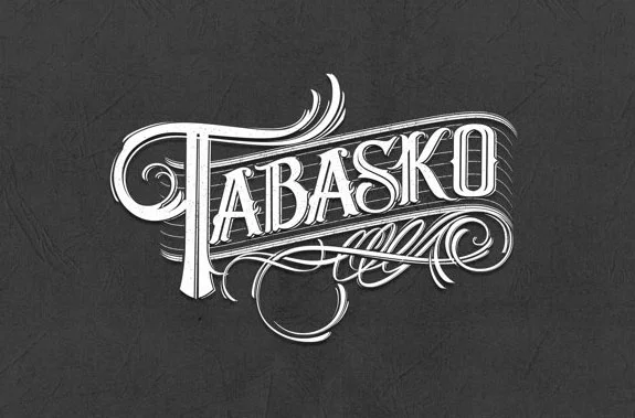 Typography White Black Logo Elegant