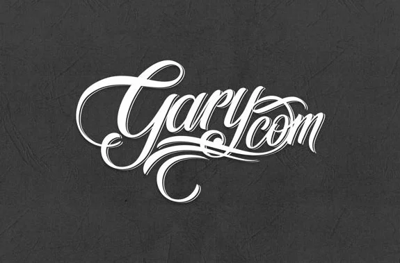 Typography White Black Logo V2