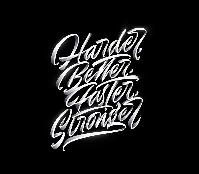 Typography White Black Motivational Quote V3