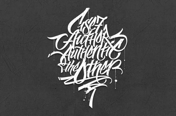 Typography White Black Quote Artistic