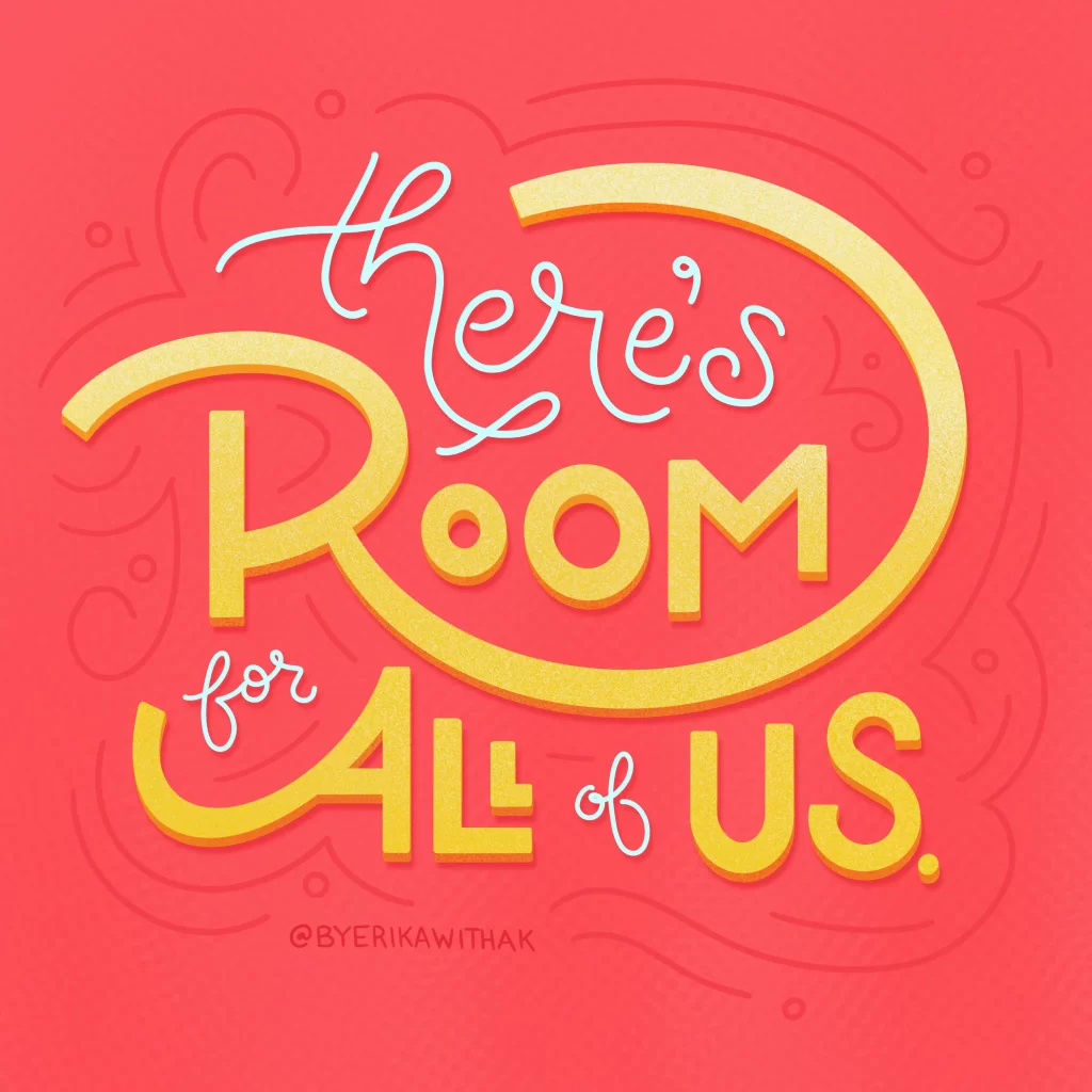 Typography Yellow Red Motivational Quote