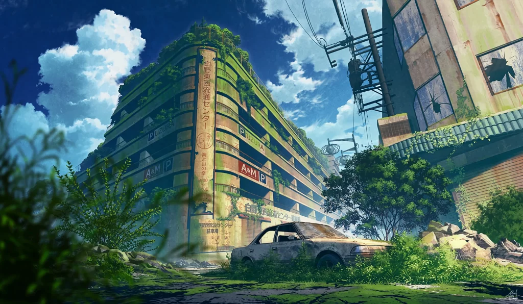 Urban Decay Overgrowth Post Apocalyptic Ruins