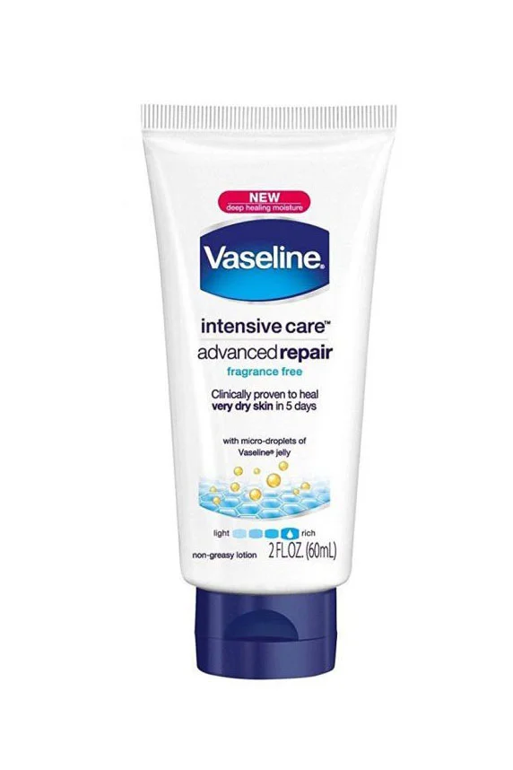 Vaseline Tube White Blue Non-greasy Lotion Skincare