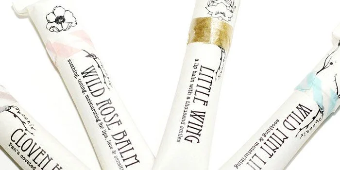 Vintage Skincare Tube White Floral Design