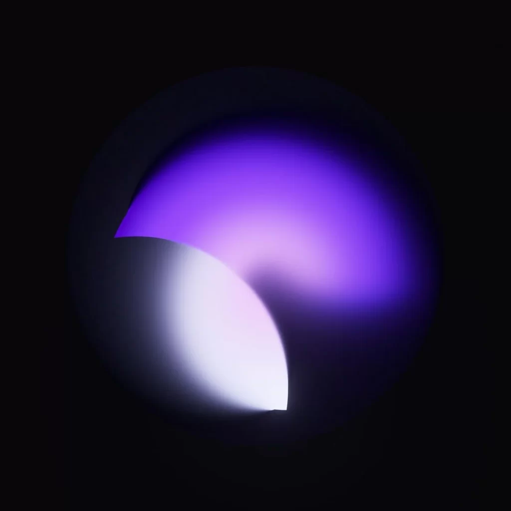 Violet Crescent Eclipse