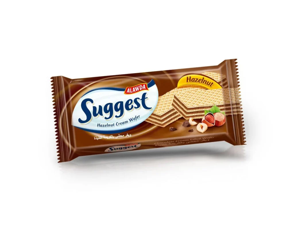 Wafer Hazelnut Brown Alawda Suggest