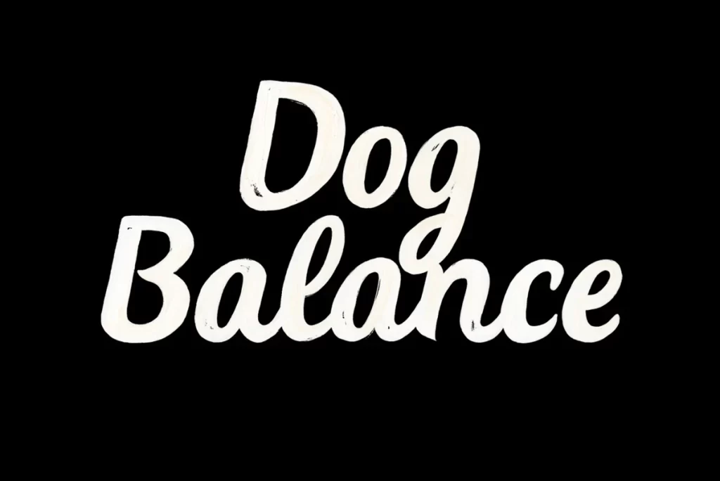 Walwari Dog Balance Typography