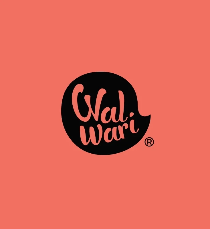 Walwari Salmon Pink Black Brand Packaging