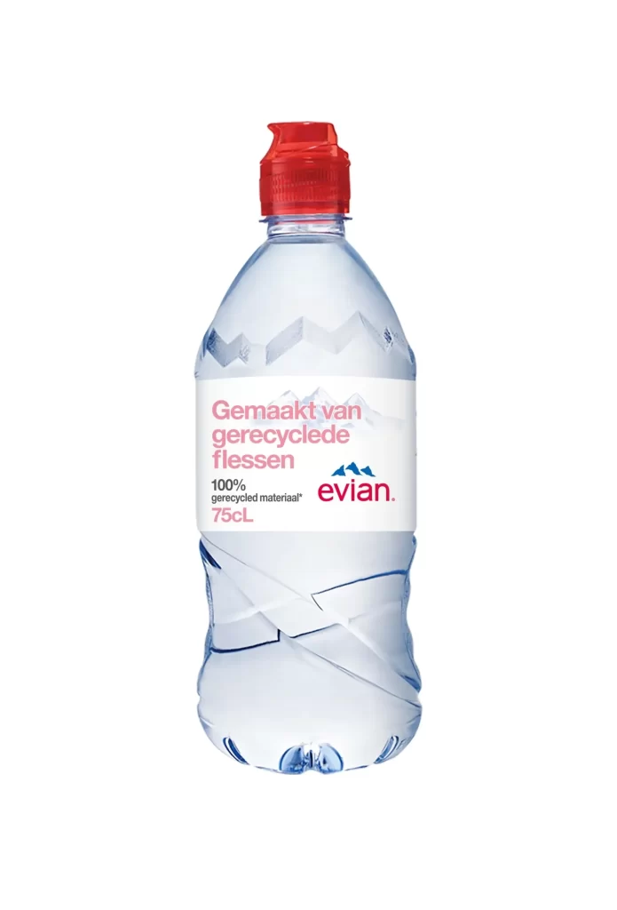 Water Bottle Red White Blue Eco