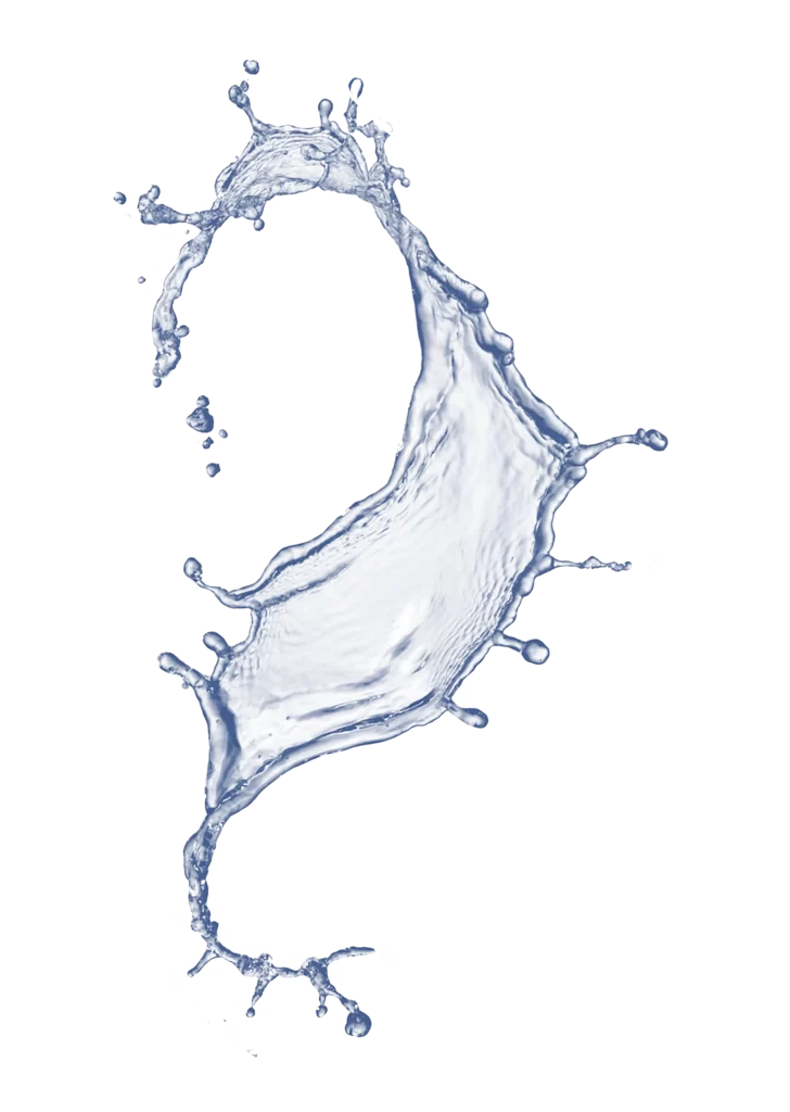 Water Splash Blue White Abstract Dynamic