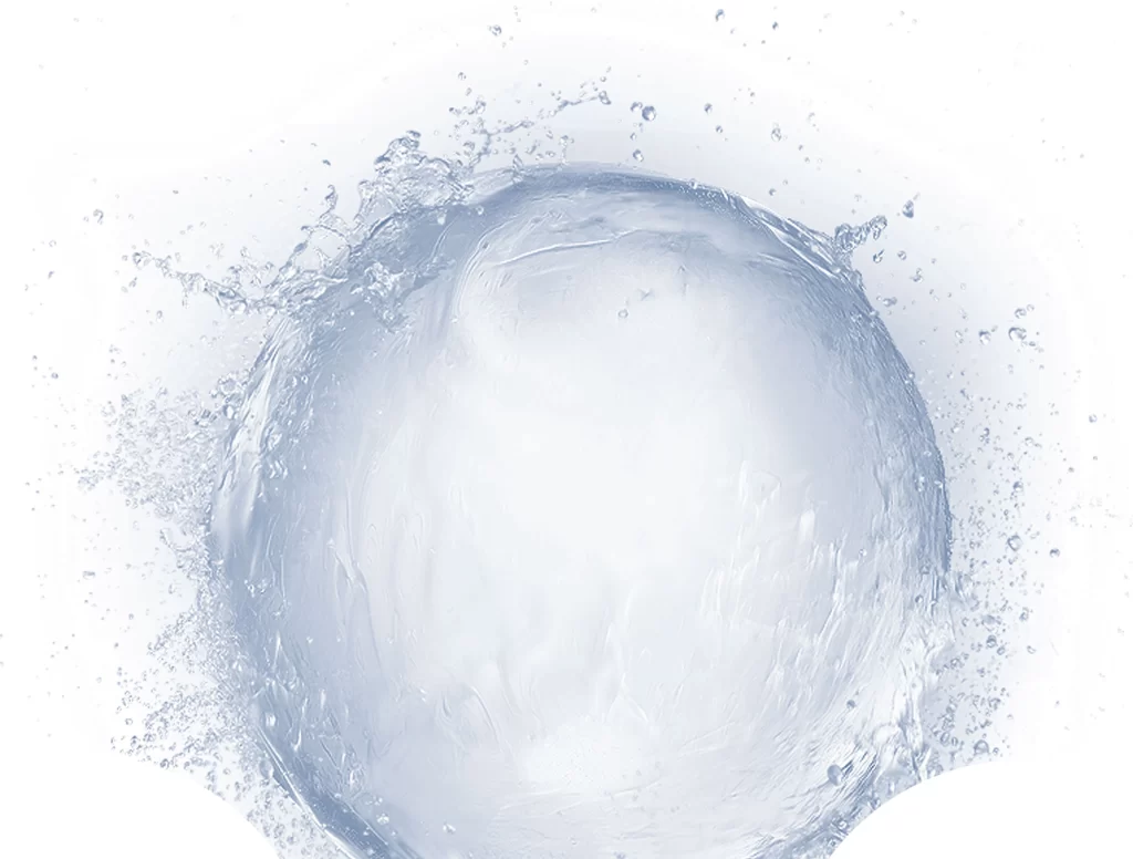 Water Splash Blue White Dynamic Abstract