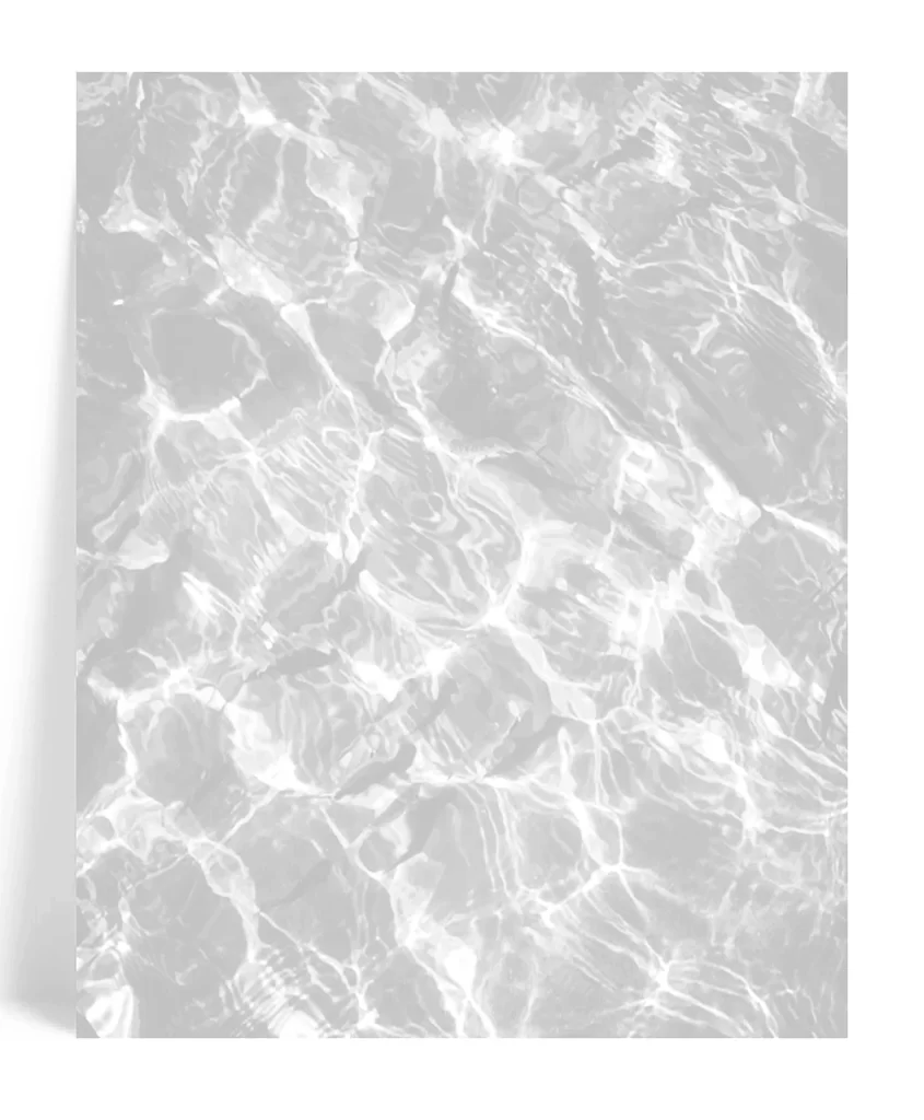 Water Surface Light Reflections Monochrome