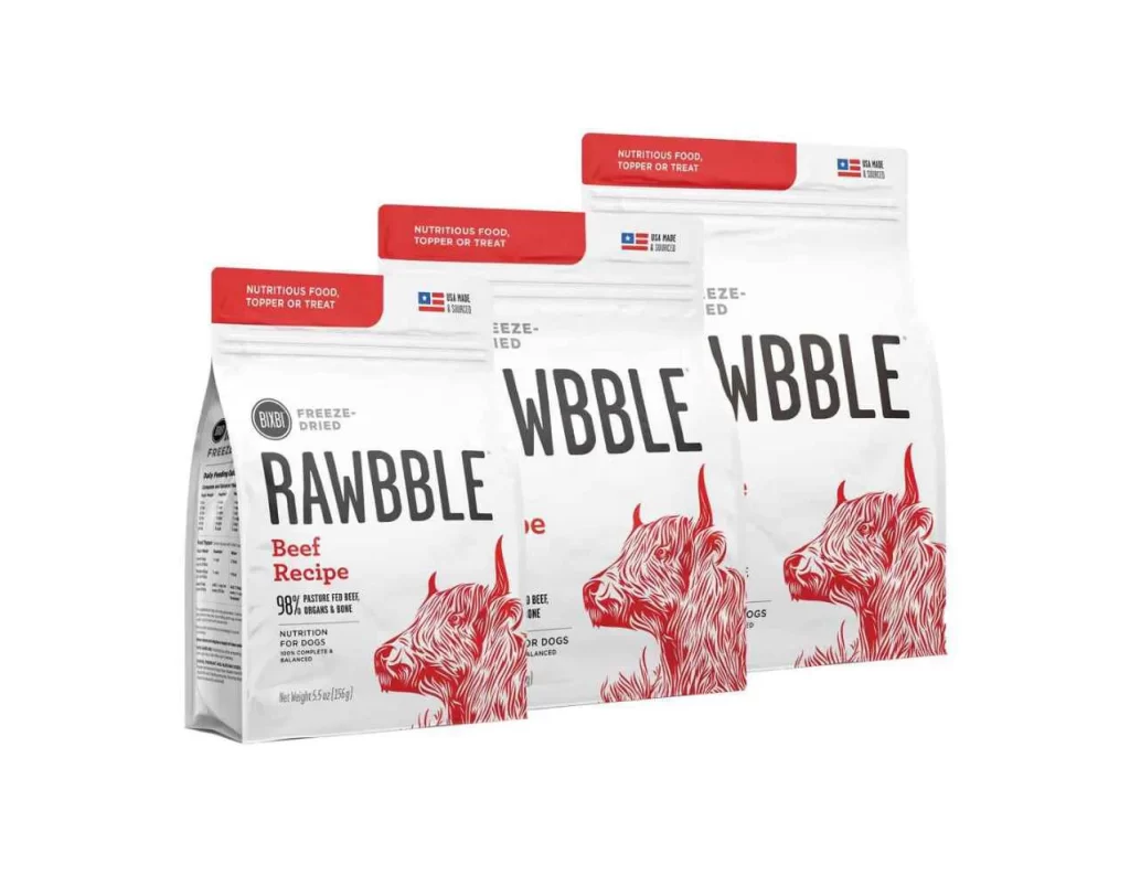 Wbble RAWBBLE Beef Packaging