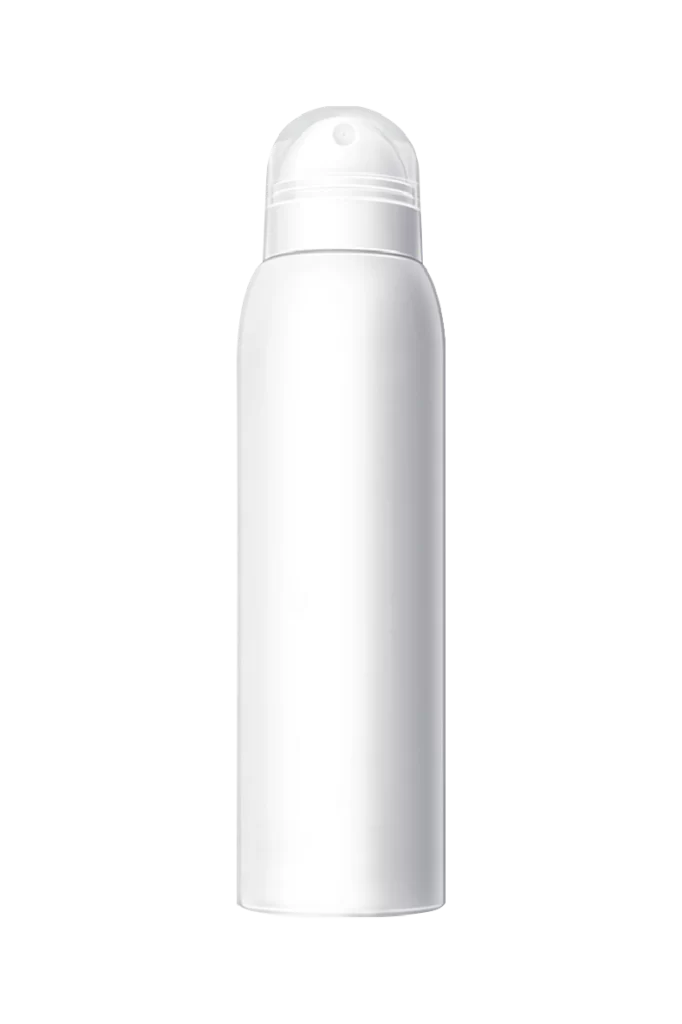 White Aerosol Can